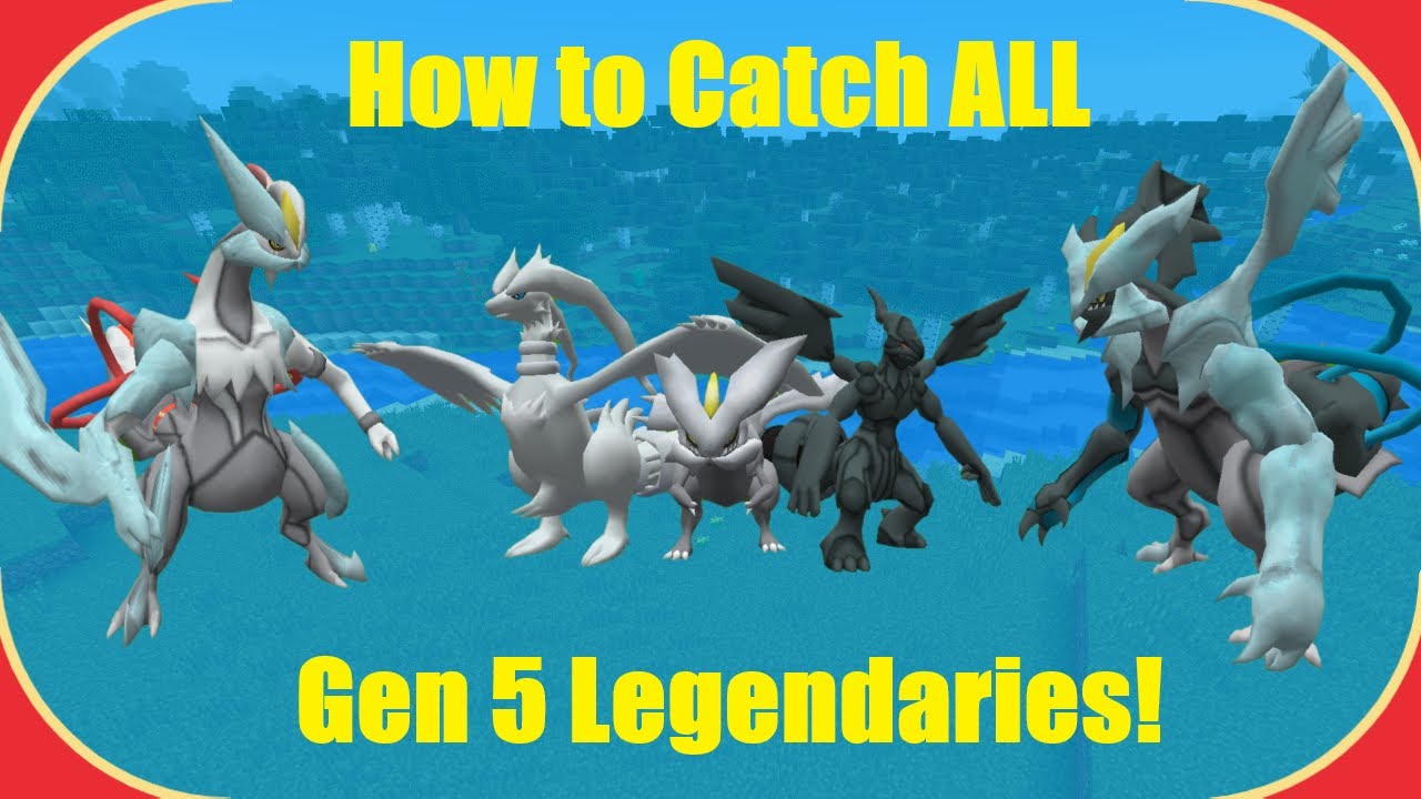 How to Catch Every Gen 5 Legendary in Pixelmon! (ALL Forms) 
