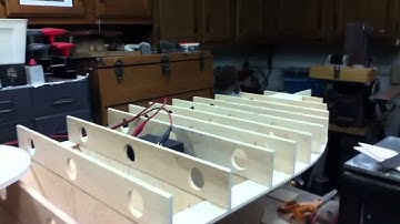 USS Monitor - R/C model construction.