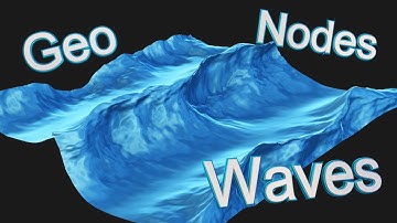 How to Make Ocean Waves in Geometrynodes! (Blender)