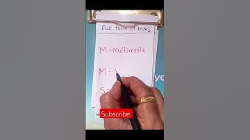 Full Form of MMS | MMS Full Form |#subscribe #trending #video