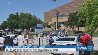 Extra security at National Speech & Debate Tournament after 'distburbance' led to evacuation