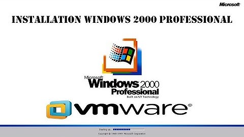 Windows 2000 Professional - Installation in VMware Hindi