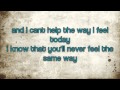 Taking Back My Life - Kimberly Caldwell - Lyrics Video