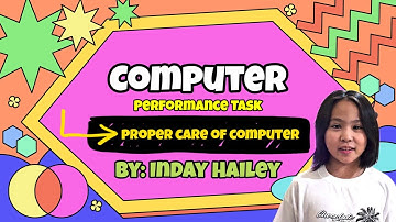 #howto #take care of your #computer or #laptop properly in 5 ways | performance task @indayhailey