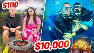 $10,000 VS $100 HOLIDAY