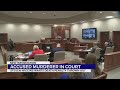 Accused Murderer in Court