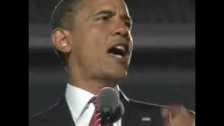 Barack Obama at the 2008 DNC