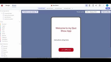 Thunkable: Variables and Lists