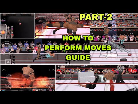 How To Moves Guide In wwe Svr 2011 ppsspp Part-2 by PSP Gamer