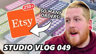 I Came Back to 250+ Orders! Can I Pack Them All? | Studio Vlog 047 | Budget with Ira