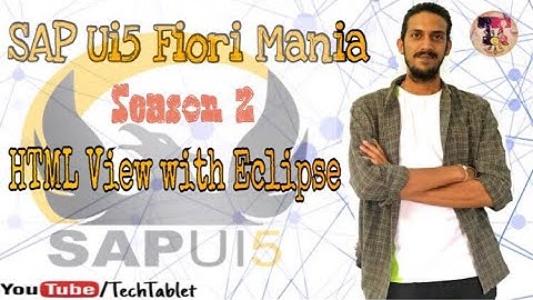 7. SAP Ui5 Coding tutorial - HTML View basics for beginners