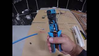 Famous PART 1 -Making a patch cord - Stripping Cat.6 and separating pairs Wealth