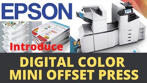 DIGITAL COLOR MINI OFFSET PRESS - EPSON WFC20600, WFC20750 WFC21000 #digitalcolorpress #offsetpress