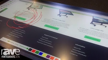 Integrate 2016: Technology Core Shows New Capacitive Touch Screen and Qwizdom Oktopus Solution