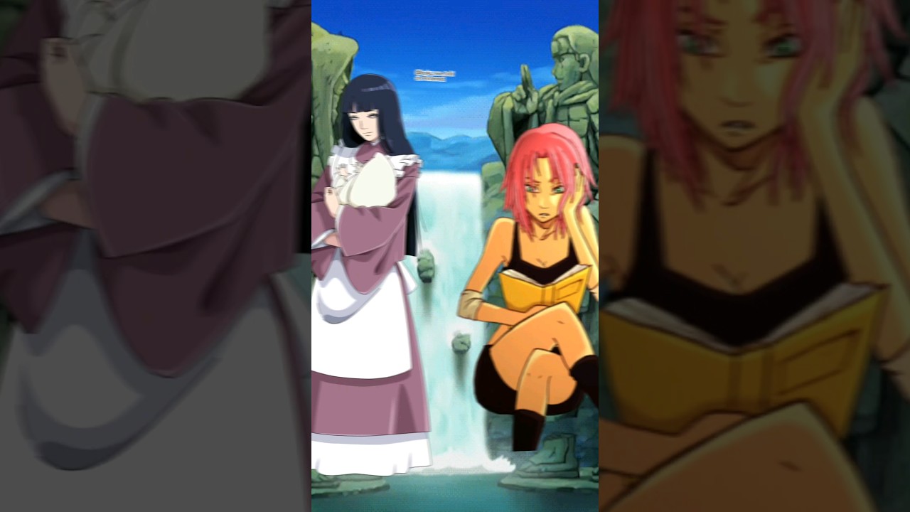 hinata & Sakura  vs himawari & sarada who is strongest #anime #naruto  #hinata # Sakura #shorts
