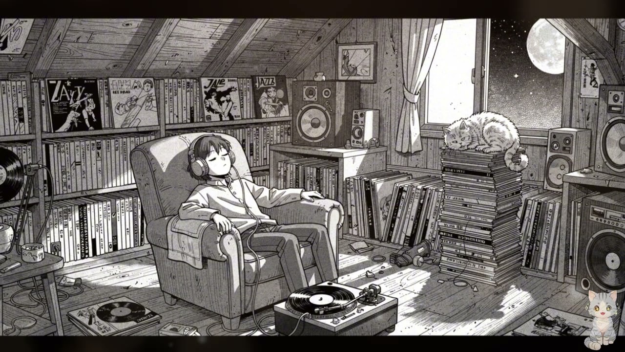 Lost in Vinyl Dreams | Midnight Loops & Quiet Skies | 真夜中の