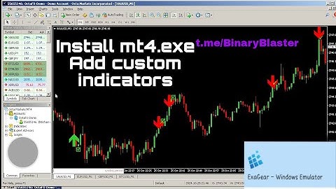 How to use mt4 on mobile Add custom indicators in Mobile phone 2024 @BinaryBlaster