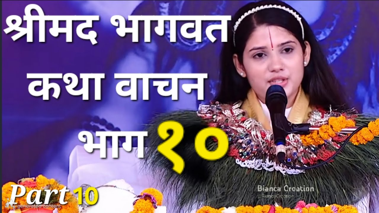 श्रीमद भागवत कथा वाचन भाग १० | देवी प्रतिभा | Bhagwat Katha | Devi Pratibha Bhagwat Katha