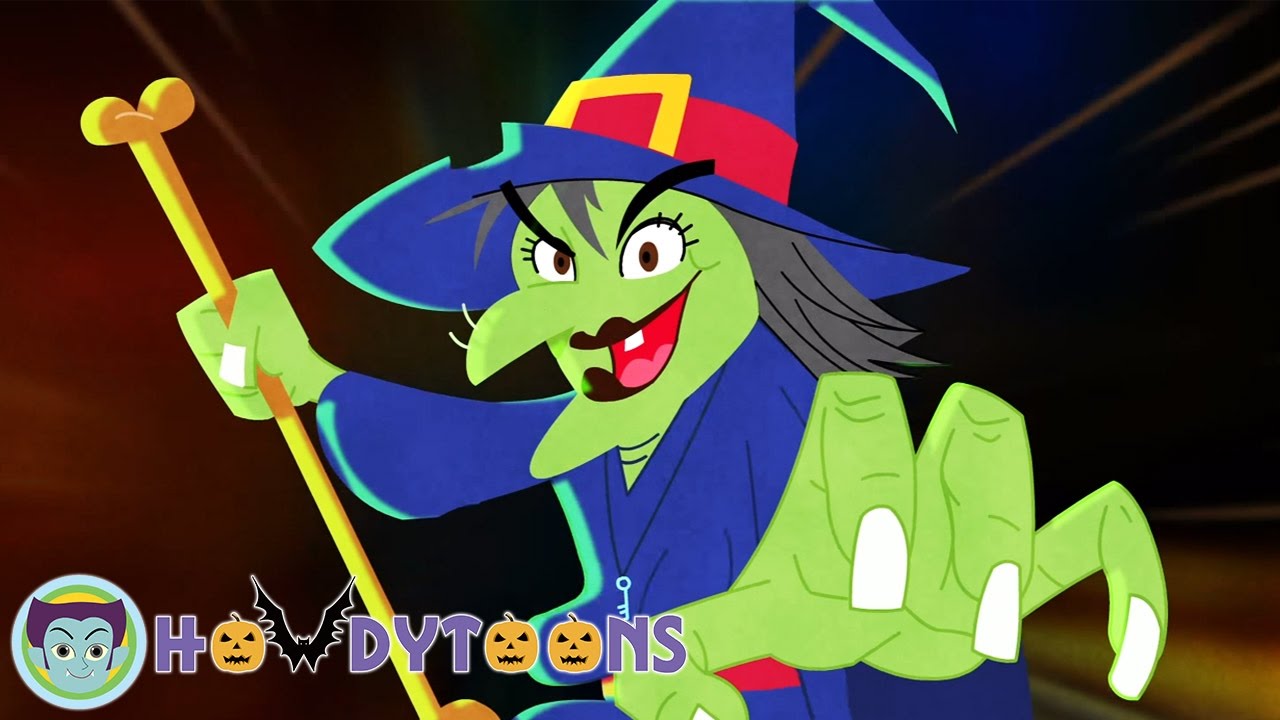 Halloween Songs for kids   Im a Crazy Witch by Howdytoons