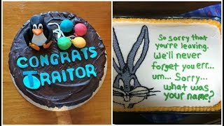 20 Hilariously Creative Farewell Cakes That Turn Sad Goodbyes Happy