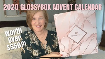 2020 GLOSSYBOX ADVENT CALENDAR | October 2020 | $550 Value