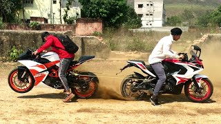 KTM RC200 VS PULSAR RS200 TOCHAN TEST || TUG OF WARS || screenshot 4