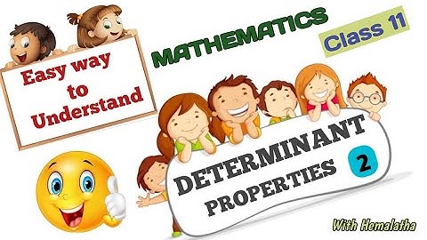 Properties of Determinants L-3 [Tamil] | Class 11 Maths | TN State board | CBSE | JEE mains,adv 2021
