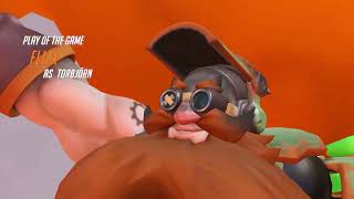Overwatch 2: Showering the enemy with Torbjorn Coom