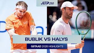 Alexander Bublik vs Quentin Halys Highlights | Gstaad 2026 Round 2