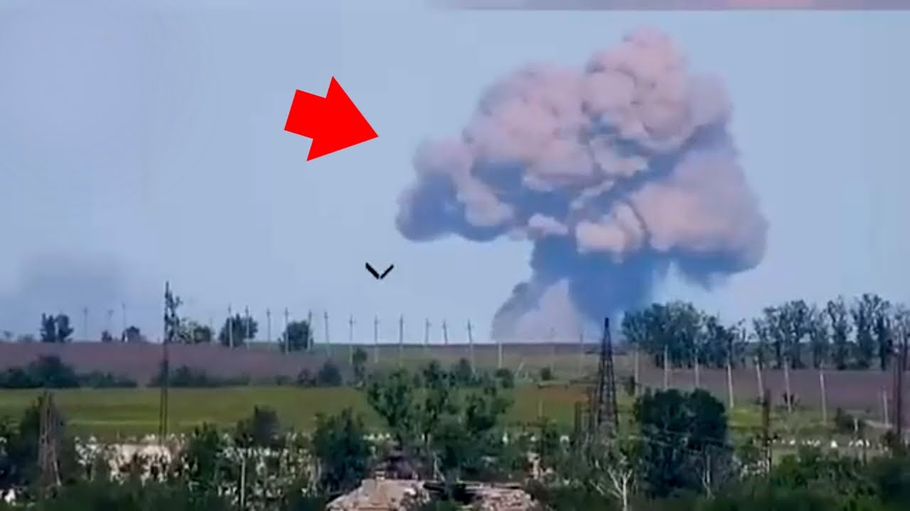 Fully Loaded BM-21 Grad With Rockets Explode - YouTube