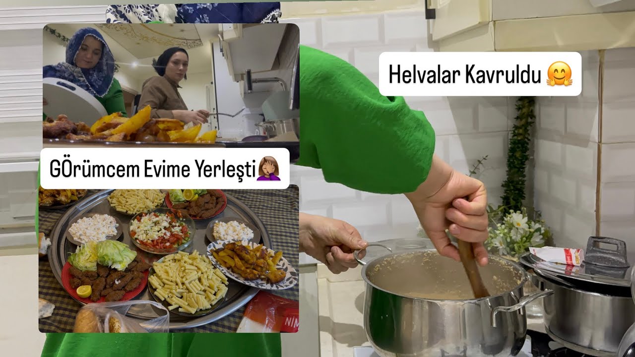 Görümcem Evime Taşındı Resmen Neler Yaptık Bugün Size Muhteşem Helva Tarifi Yaptık