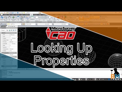 MicroSurvey MSCAD How To: Looking up Properties | Bench Mark