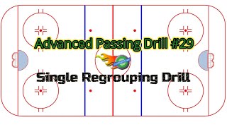 Advanced Passing Drill 29:  Single Regrouping Drill