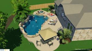 The Chaney Pool - Designed by Zach Johnson - Cody Pools