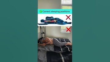 The BEST Sleeping Positions! #sleeping #alignment