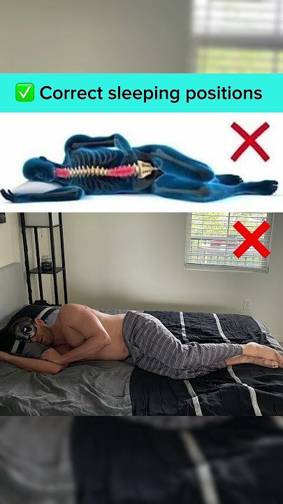 Posisi Tidur TERBAIK! #tidur #kesejajaran