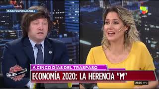 Javier Milei en Intratables (05/12/19): "El discurso de Mauricio Macri fue irritante"