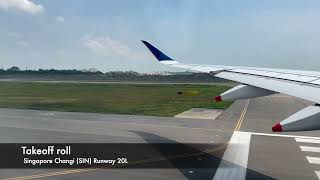 Singapore Airlines A350-900ULR Taxi and Takeoff @ SIN: Starting the World's Longest-Distance Flight Singapore Airlines A350-900ULR Taxi and Takeoff @ SIN: Starting the World's Longest-Distance Flight