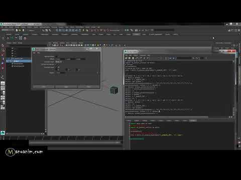 MAYA-PYTHON TUTORIAL pt8 - 101 moving objects with python
