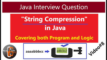 String Compression in Java | Interview Question