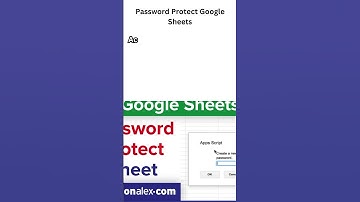 Password Protect Google Sheets #google #googlesheets #tech #technology #trending #shorts