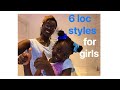 6 styles for little girls with locs