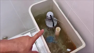 Como diminuir o volume de água da descarga?