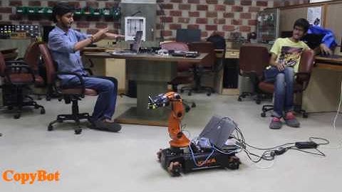 CopBot- A Gesture controlled Robotic Arm