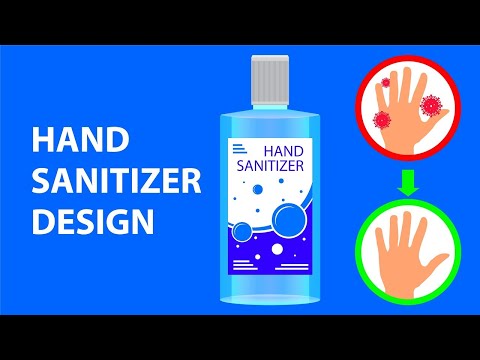 Hand Sanitizer Design ||Adobe Illustrator Tutorial, Are you looking for Hand sanitizer templates?