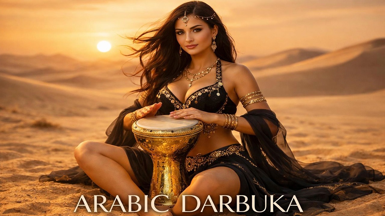 Dark Darbuka – Deep House Percussion 🎧 8D Headphones Build-Up part 2