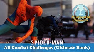 All Taskmaster Combat Challenges (Ultimate Rank) - Spider-Man (PS4)