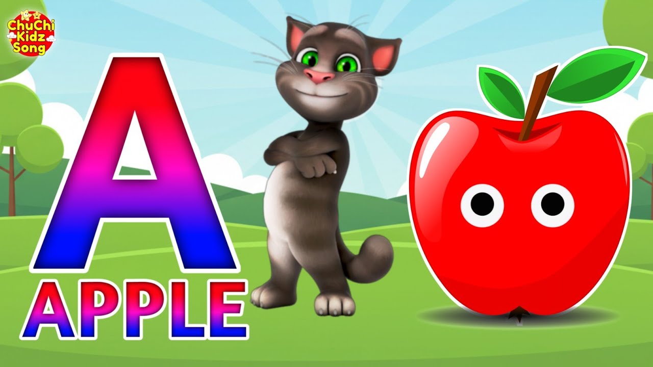 Песенка про алфавит - Алфавит - ABC и 123 - A для яблока 🍎 - Фонетика - Детские песни и стишки дл...