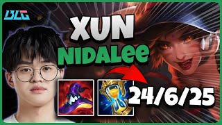 BLG XUN Nidalee vs LeeSin | 14.7