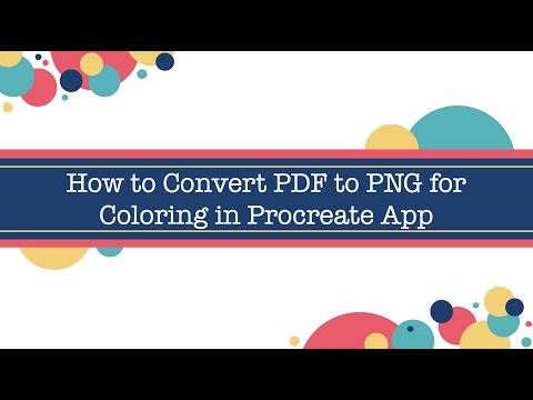 How to Convert PDF to PNG for Procreate App